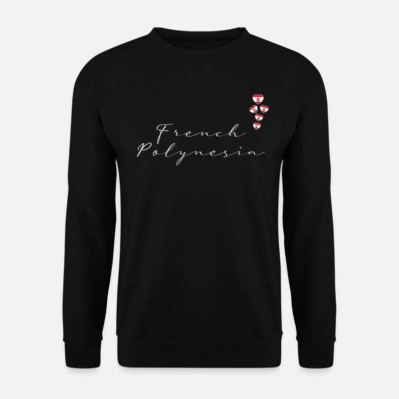 Polynésie française - Sweat-shirt Unisexe - noir