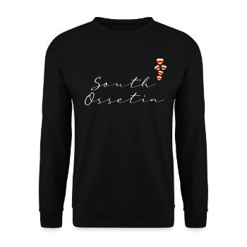 Ossétie du Sud - Sweat-shirt Unisexe - noir - Devant - Alina (178cm) & Michal (187cm)