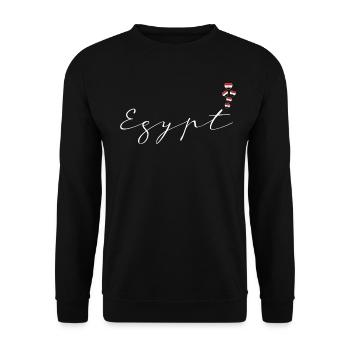 Ägypten - Unisex Pullover - Schwarz - Vorne - Alina (178cm) & Michal (187cm)