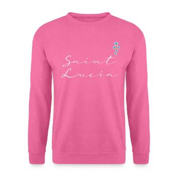 Saint Lucia - Unisex Sweatshirt - pink - Front