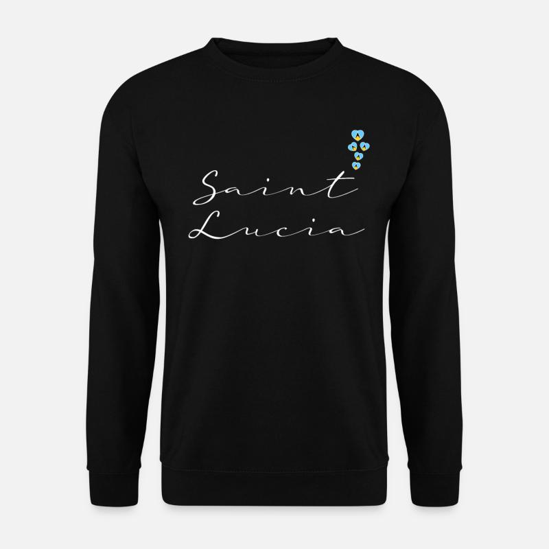St. Lucia - Unisex Pullover - Schwarz
