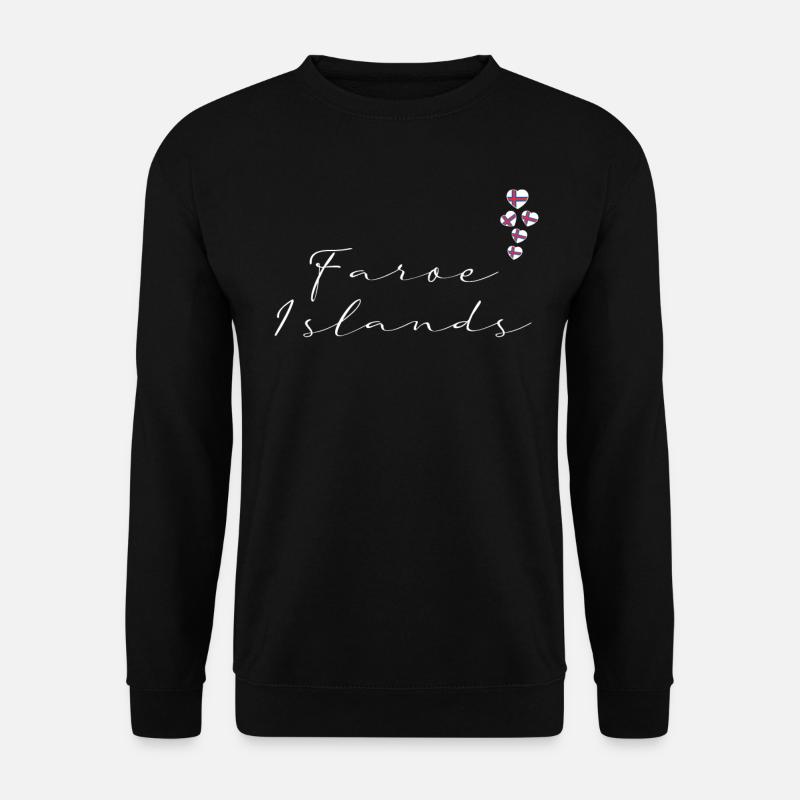 Färöer Inseln - Unisex Pullover - Schwarz