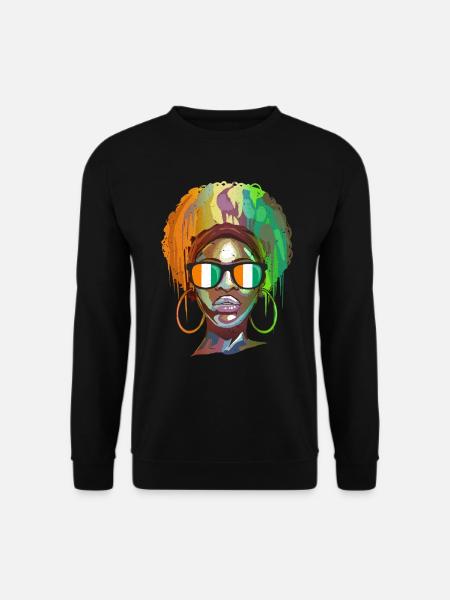 Ivory Coast - Unisex Sweatshirt - black