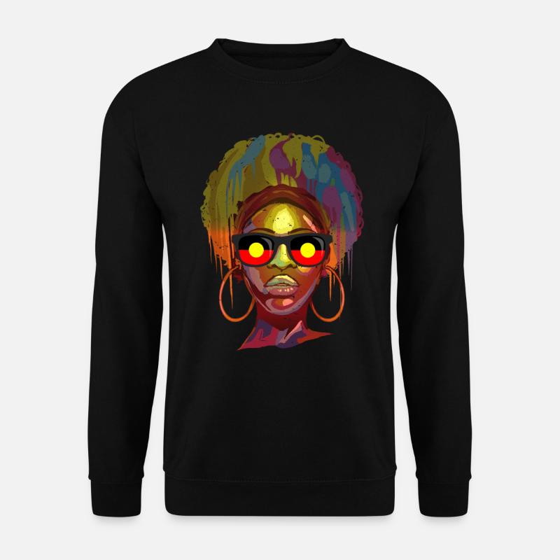 Aborigines - Unisex Pullover - Schwarz