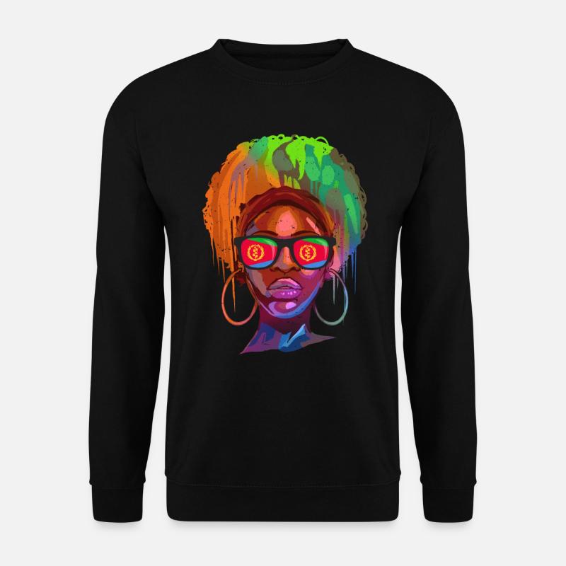 Eritrea - Unisex Pullover - Schwarz