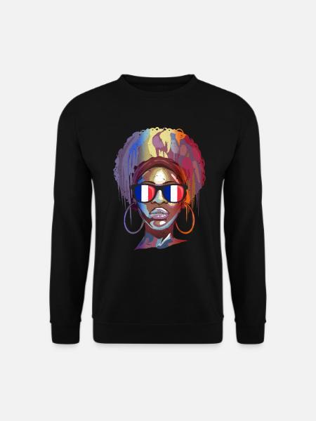 France - Unisex Sweatshirt - black