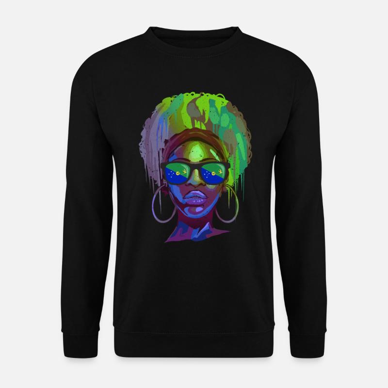 Weihnachtsinsel - Unisex Pullover - Schwarz