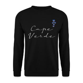 Cape Verde - Unisex Sweatshirt - black - Front - Alina (178cm) & Michal (187cm)