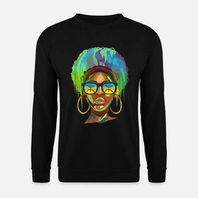 Amazigh - Unisex Pullover - Schwarz