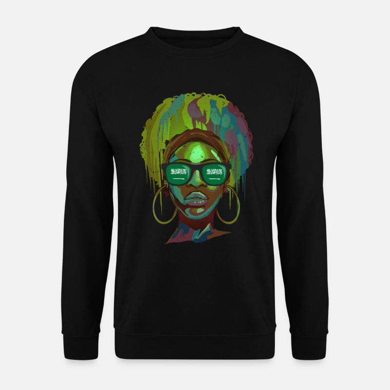 Saudi-Arabien - Unisex Pullover - Schwarz