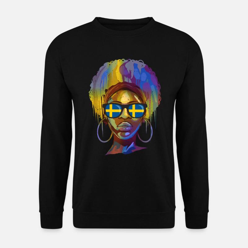 Schweden - Unisex Pullover - Schwarz