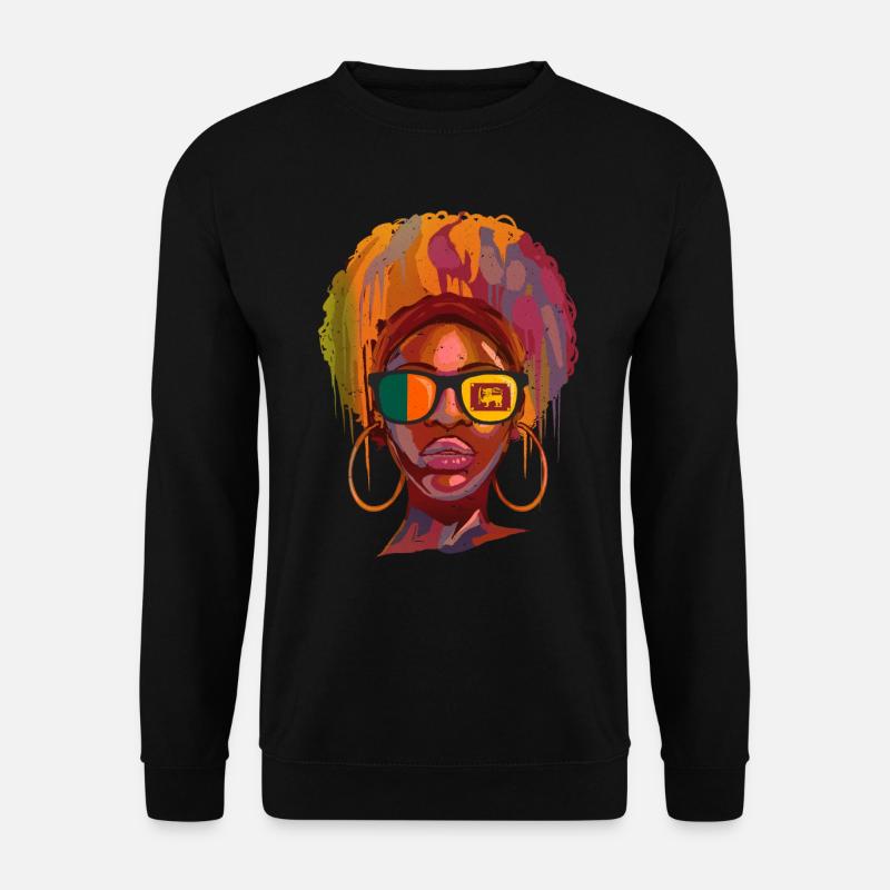 Sri Lanka - Unisex Pullover - Schwarz
