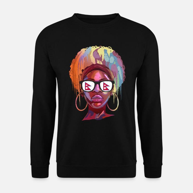 Nepal - Unisex Pullover - Schwarz