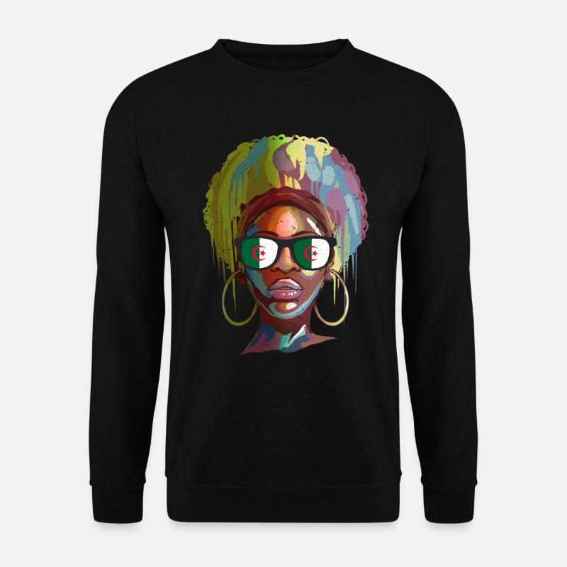 Algeria - Unisex Sweatshirt - black