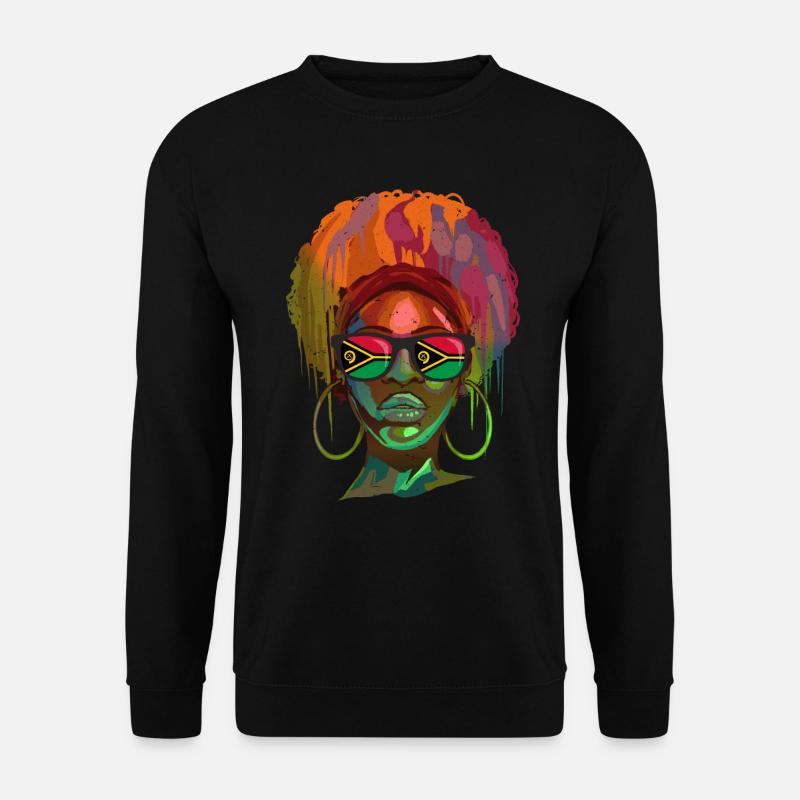 Vanuatu - Unisex Pullover - Schwarz