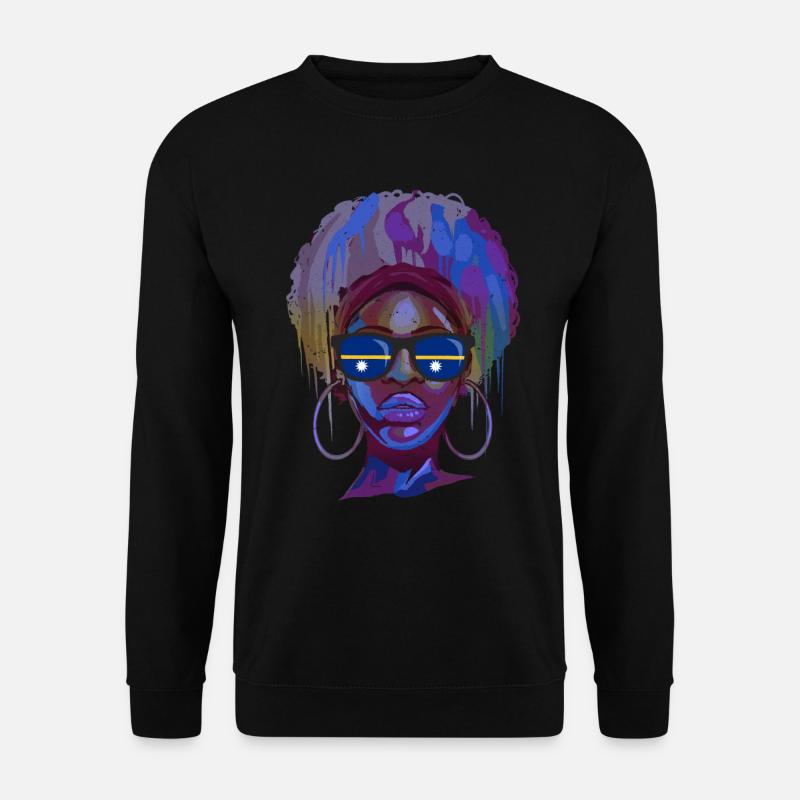 Nauru - Unisex Pullover - Schwarz