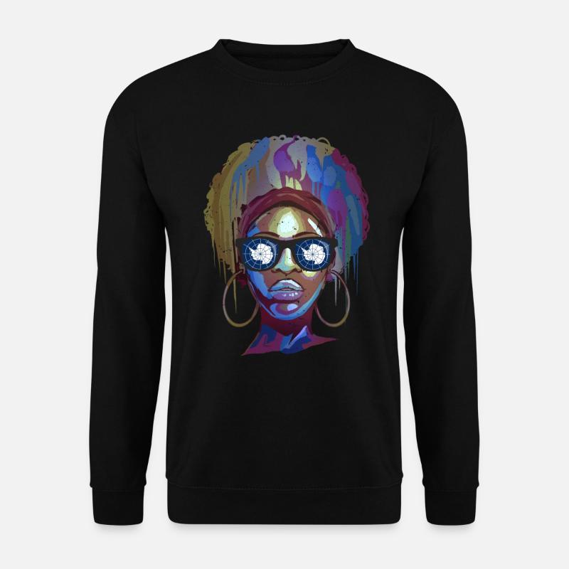 Antarktis - Unisex Pullover - Schwarz