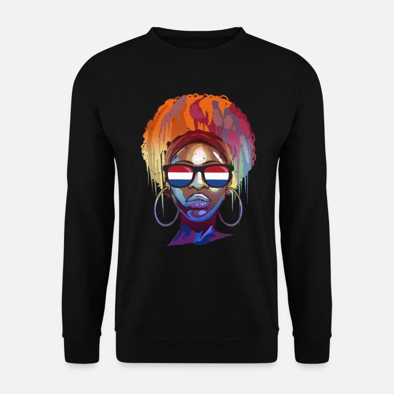 Netherlands - Unisex Sweatshirt - black