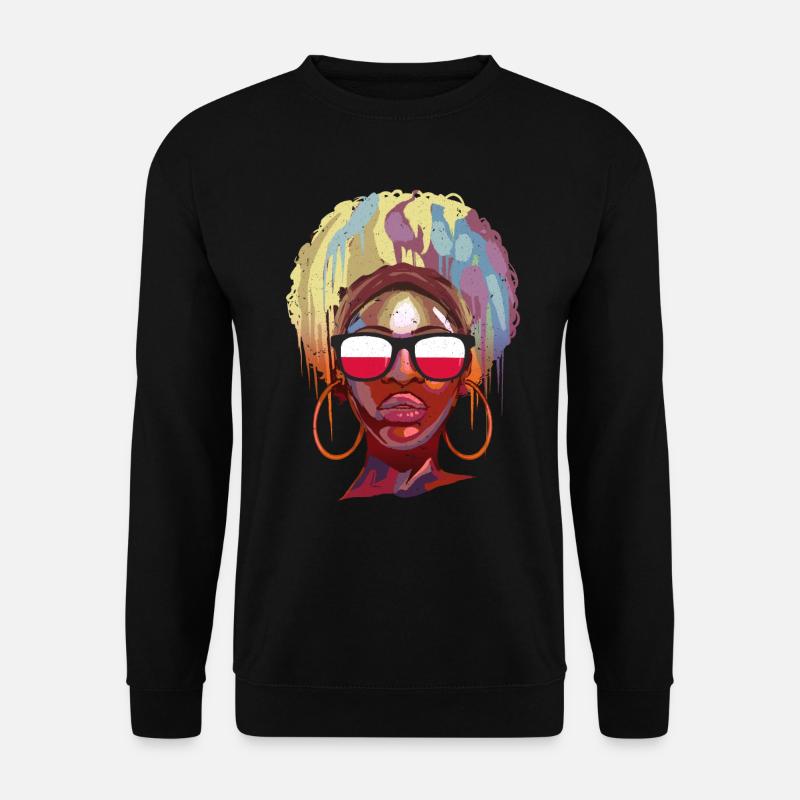 Poland - Unisex Sweatshirt - black
