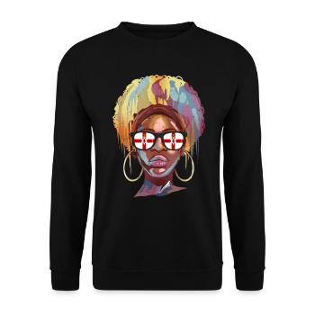 Irlande du Nord - Sweat-shirt Unisexe - noir - Devant - Alina (178cm) & Michal (187cm)