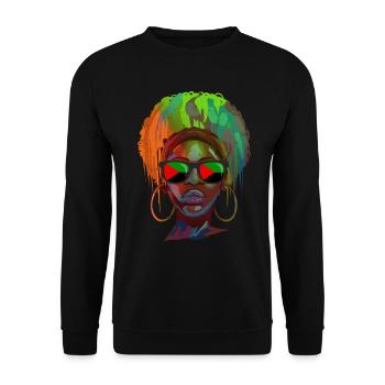 Martinique - Unisex Pullover - Schwarz - Vorne - Alina (178cm) & Michal (187cm)