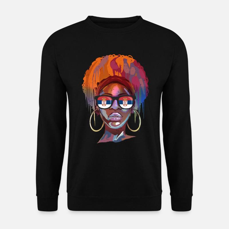 Serbien - Unisex sweater - sort