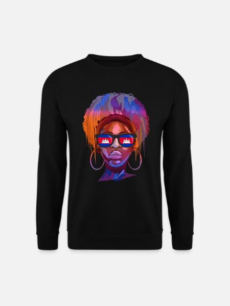 Cambodge - Sweat-shirt Unisexe - noir