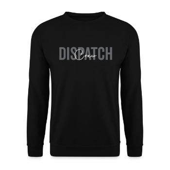 Thin Yellow Line Dispatcher Wertschätzung - Unisex Pullover - Schwarz - Vorne - Alina (178cm) & Michal (187cm)