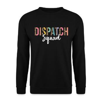Dispatch Squad Öffentliche Hilfe Notfall - Unisex Pullover - Schwarz - Vorne - Alina (178cm) & Michal (187cm)