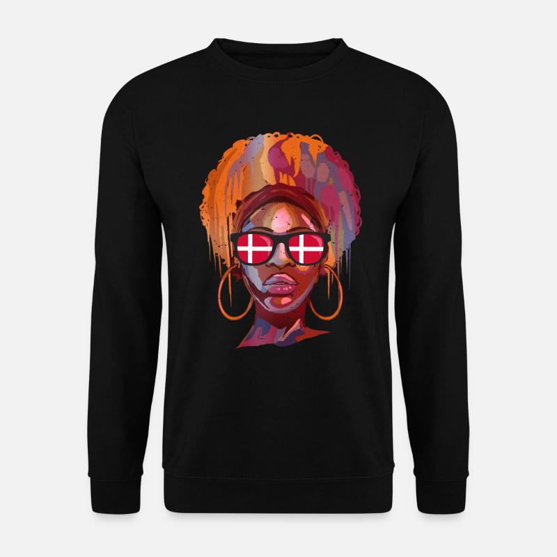 Danemark - Sweat-shirt Unisexe - noir
