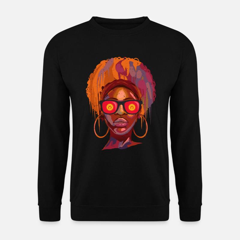 Kirgisistan - Unisex Pullover - Schwarz