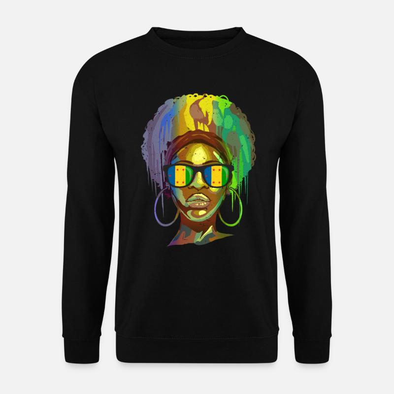 Ogoni - Unisex Pullover - Schwarz