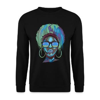 Aruba - Unisex Pullover - Schwarz - Vorne - Alina (178cm) & Michal (187cm)