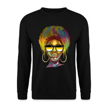 Empire russe - Sweat-shirt Unisexe - noir - Devant - Alina (178cm) & Michal (187cm)