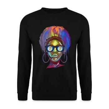 Belize - Unisex Pullover - Schwarz - Vorne - Alina (178cm) & Michal (187cm)