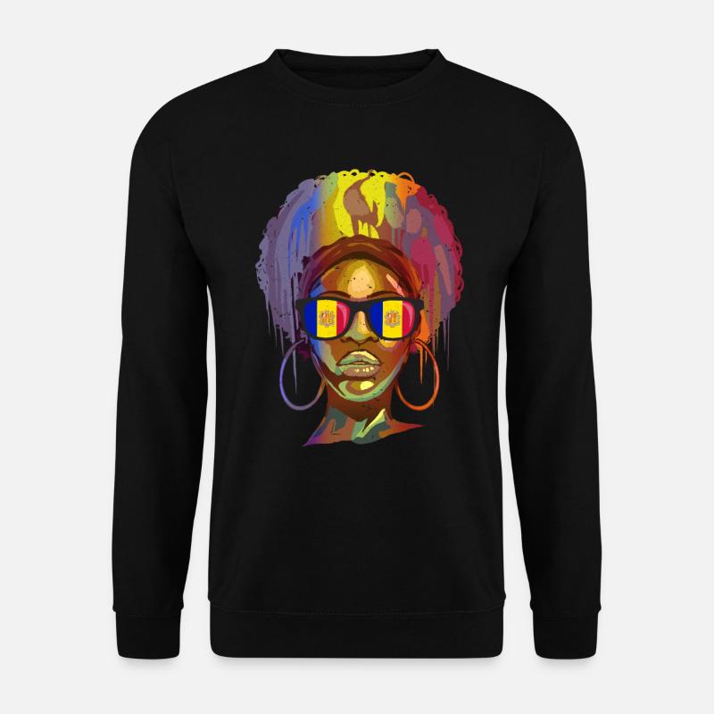 Andorra - Unisex Pullover - Schwarz