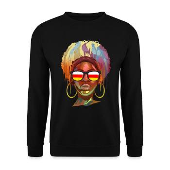 Ossétie du Sud - Sweat-shirt Unisexe - noir - Devant - Alina (178cm) & Michal (187cm)