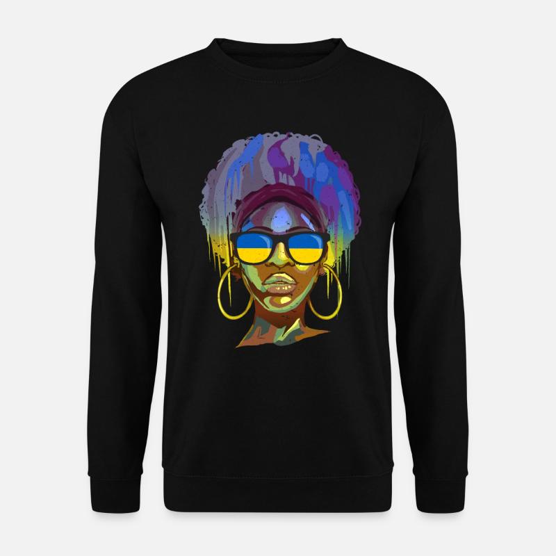 Ukraine - Unisex Pullover - Schwarz