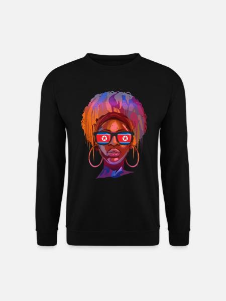 North Korea - Unisex Sweatshirt - black