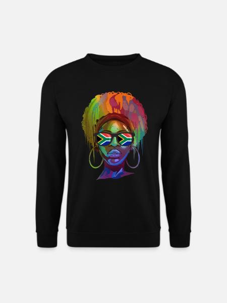 Südafrika - Unisex Pullover - Schwarz
