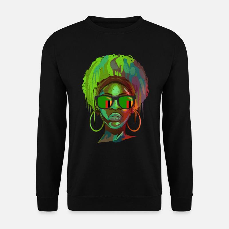 Zambia - Unisex Sweatshirt - black