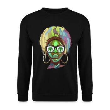 Padanien - Unisex Pullover - Schwarz - Vorne - Alina (178cm) & Michal (187cm)