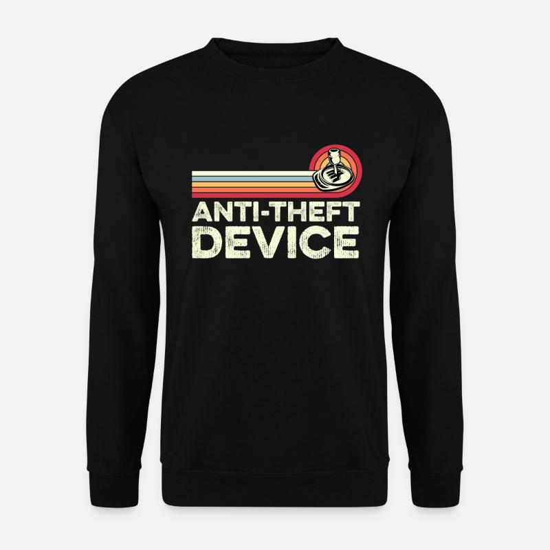 Anti Theft Device Funny Gearbox Manual - Unisex Sweatshirt - black