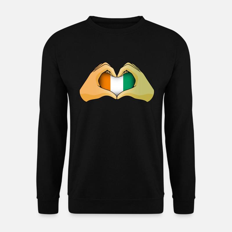 Elfenbeinküste - Unisex Pullover - Schwarz
