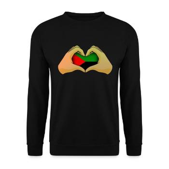 Martinique - Unisex Pullover - Schwarz - Vorne - Alina (178cm) & Michal (187cm)