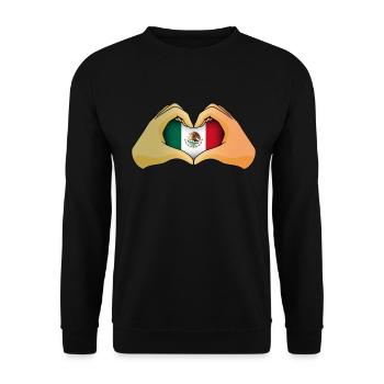 Mexique - Sweat-shirt Unisexe - noir - Devant - Alina (178cm) & Michal (187cm)