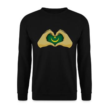 Mauretanien - Unisex Pullover - Schwarz - Vorne - Alina (178cm) & Michal (187cm)
