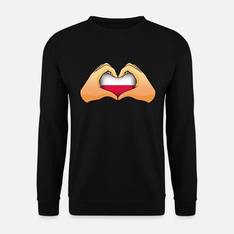 Polen - Unisex Pullover - Schwarz