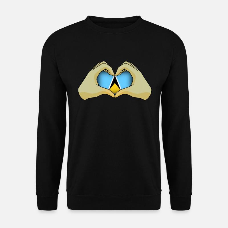 St. Lucia - Unisex Pullover - Schwarz