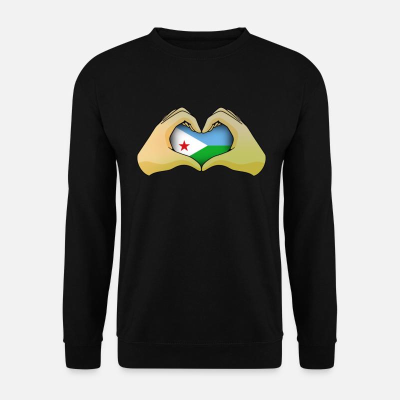 Dschibuti - Unisex Pullover - Schwarz